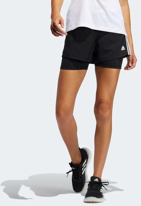 ADIDAS Women • Training PACER 3-STRIPES WOVEN TWO-IN-ONE SHORTS GL7686