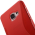 Samsung Galaxy A7 SM-A710F (2016) -S-line Pattern TPU Cover Case – Red