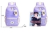 Fashion School bag, backpack,Leisure backpack 3 pcs in 1 set