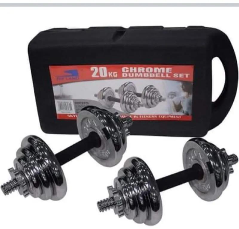 20KG SET ADJUSTABLE DUMBELL TO BARBELL WEIGHT