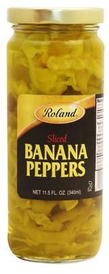 Roland Sliced Banana Peppers 11.5 Oz