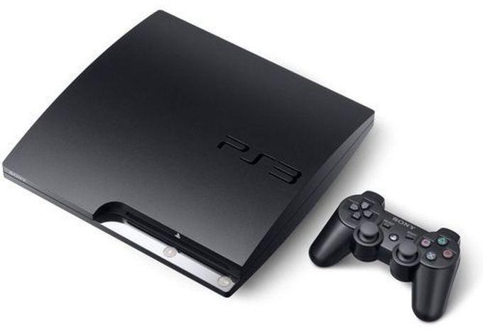 Sony Playstation 3 Slim Console (160gb) Dual Shock Controller
