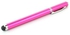 Pink Metal Ball pen with capacitative Touch Screen Stylus for Samsung Galaxy Mega