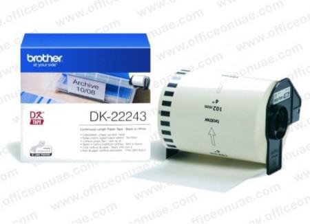 Brother DK-22243 Continuous Labels, 102 mm x 30.48 m, White