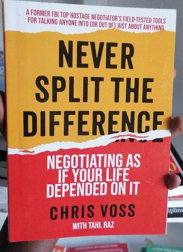 Jumia Books Never Split The Difference By Chris Voss- Red \Yellow