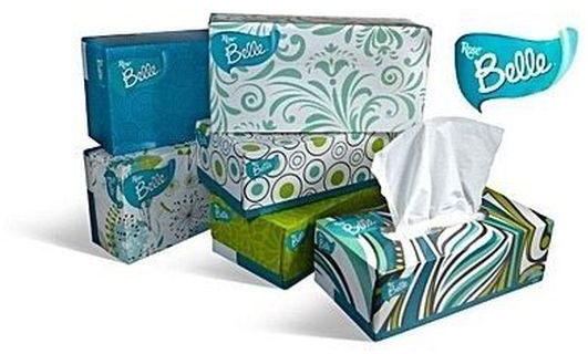 Rose Belle Rosebelle Multipurpose Tissue Box 6 Boxes
