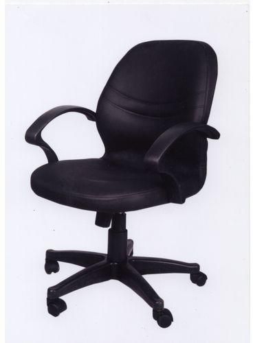 El Helow Style Leather Office Chair - Black