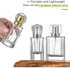 2 Pack Glass Perfume Bottle, Perfume Atomizer Travel, 35 and 45ml Mini Refillable Perfume Bottle Empty, Perfume Spray Bottle Pump Bottle, Portable Travel Perfume Dispenser for, Essential Oils