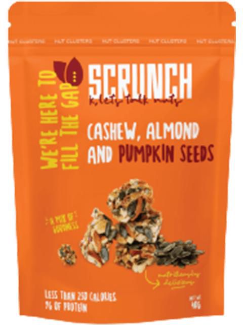 Scrunch Cashew & Almond & Pumpkin Seeds - 40g