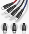 Mcdodo Cable Armor Series 4 In 1 Lightning*2+Micro USB+Type-c 1.2m