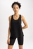 Defacto Woman Long Fit Crew Neck Sleeveless Knitted Top