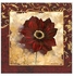 Decorative Wall Painting Beige/Red 50x50centimeter