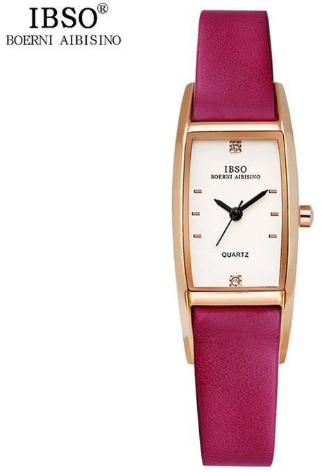 Ibso S3921L Leather Watch - Rose