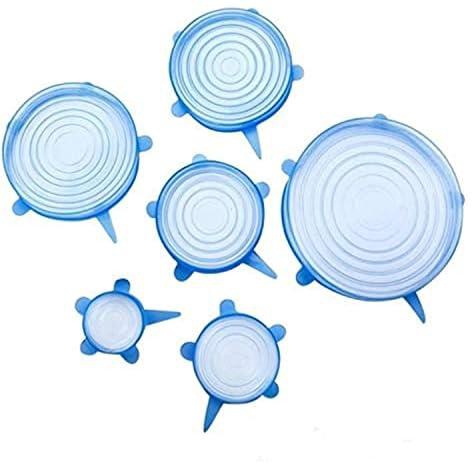 one year warranty_Reusable Silicone Food Bowl with Lid - 6 Pieces