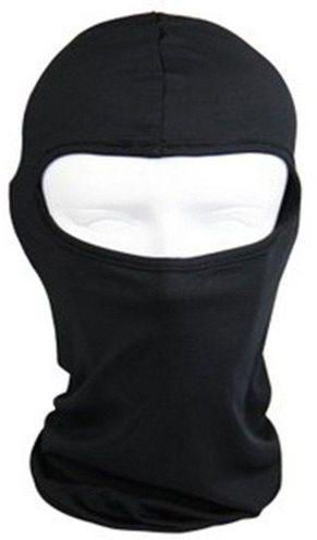 Motorcycle Cycling Lycra Balaclava Full Face Mask For Sun UV Protection - Black