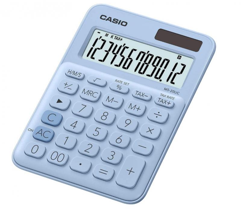 Casio Desk Calculator blue MS-20UC-LB-N-DC