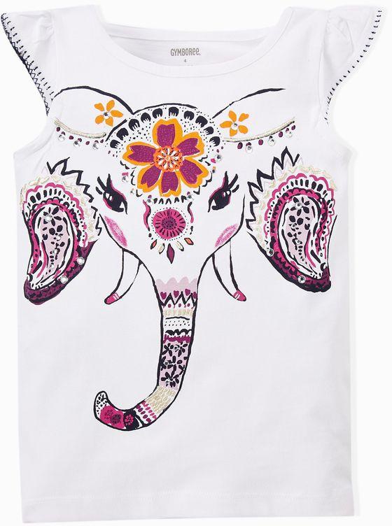 Kids Elephant Gem T-Shirt