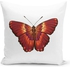 Butterfly Print Decorative Pillow Multicolour