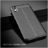 Autofocus Luxury Litchi Texture Silicone TPU Back Cover for Huawei Y5(2019) - Black