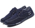 Fashion Men Casual Denim Canvas Sneaker Shoes - Blue