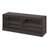 HAVSTA TV bench with plinth - dark brown 160x47x62 cm