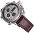 Men's Leather Strap Watch - Brown