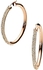 DKNY Stainless Steel Rose Gold Hoop Earring - NJ1960040