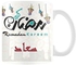 Ramadan Printed Ceramic Mug White/Black/Red Standard
