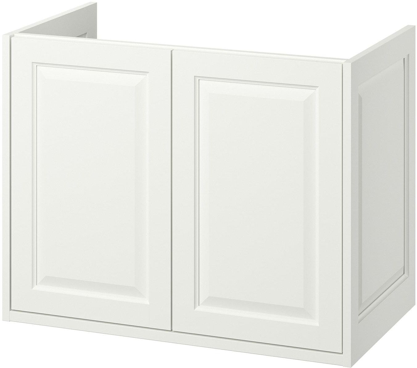TÄNNFORSEN Wash-stand with doors - white 80x48x63 cm