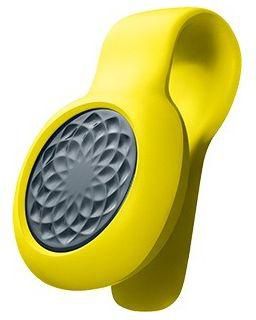 JAWBONE UP MOVE WITH YELLOW SLIM STRAP SLATE ROSE