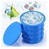 Ice Cube Maker Genie Silicone Ice Bucket Makes