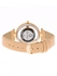 Omax Women's Gold Dial Leather Band Watch [OAS062QV31]