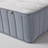 VÅGSTRANDA Pocket sprung mattress - extra firm/light blue 90x200 cm