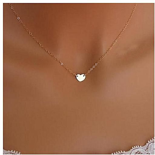Neworldline Fashion Jewelry Chain Sexy Gold Love Heart Necklace Jewelry Heart
