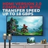 Honeywell HDMI Cable v2.0 with Ethernet,3D/4K@60Hz Ultra HD Resolution,1 Mtr(3.2ft),18 GBPS Transmission Speed, High-Speed,Compatible with all HDMI Devices Laptop Desktop TV Set-top Box Gaming Console