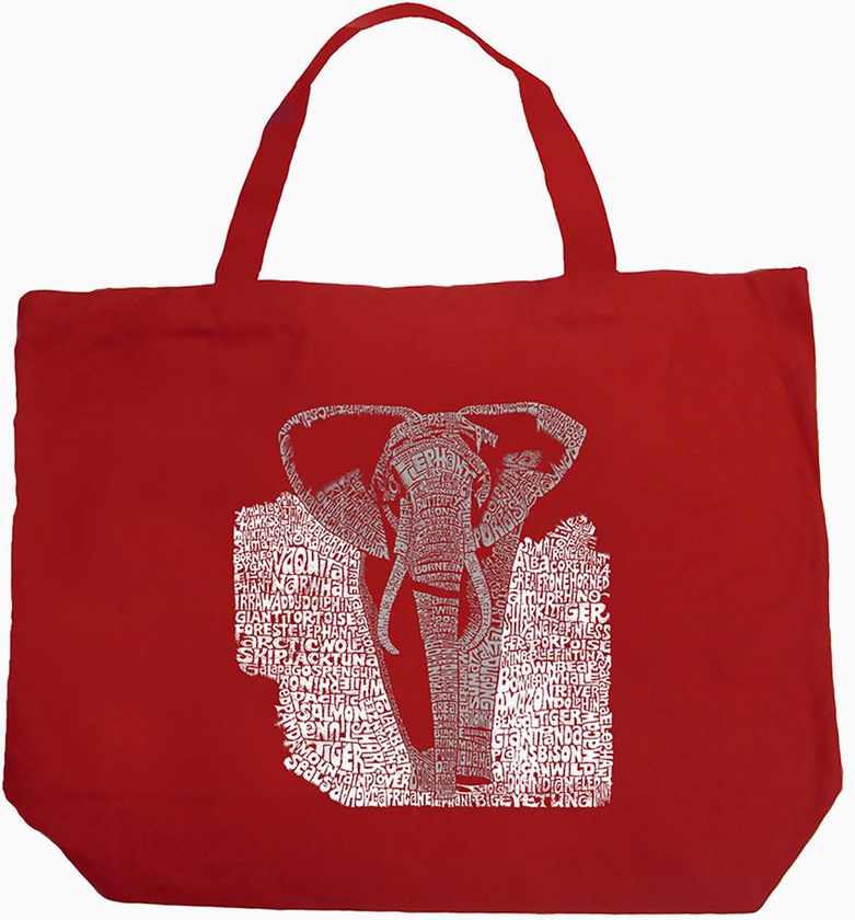 لوس أنجيليس بوب آرت "Elephant " حقيبة بنقش مطبع