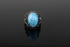 925 Sterling Silver Ring - Natural Feroza Agate Stone