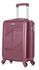 Senator Hard Case Cabin Suitcase Luggage Trolley For Unisex ABS Lightweight Travel Bag with 4 Spinner Wheels KH1085 Maroon