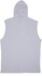 CUE CU-MHSTS-01 Sleeveless Hoodie For Men-White, Small
