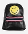 Variety Smiley Leather Backpack - Black