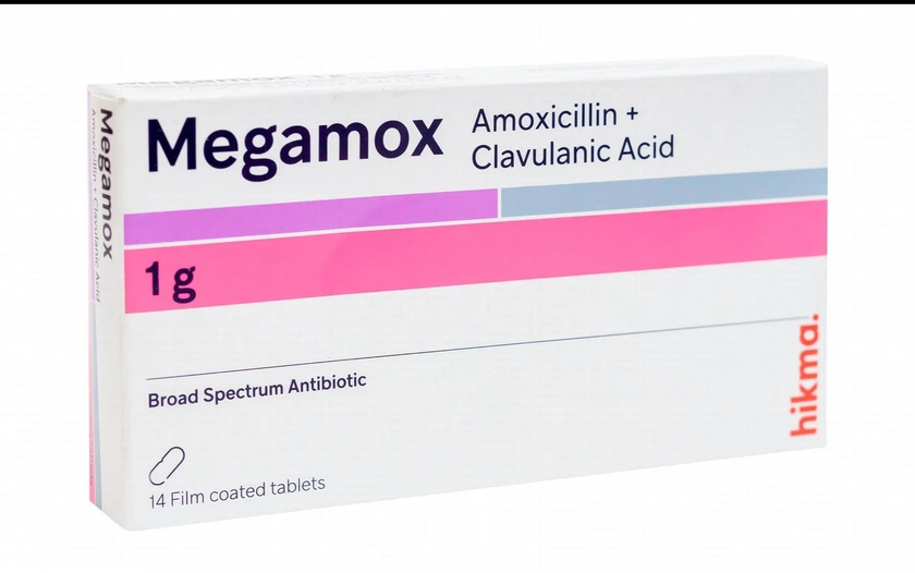 Megamox | Antibiotic 1gm | 14 Tabs