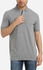 Cellini Buttoned Neck Polo Shirt - Grey