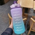 Tritan Gradient Water Bottle Plastic Drinking Bottle 2000ml