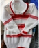 Fashion Warm Newborn Front Stripped High Neck Knitted Baby Sweaters(0-6M