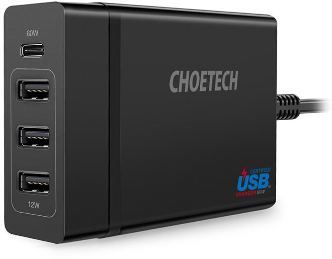 Choetech PD 72W 4-Port Desktop Charger