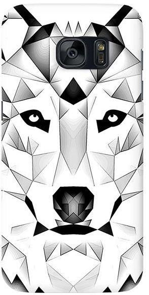 Stylizedd  Samsung Galaxy S7 Edge Premium Slim Snap case cover Matte Finish - Poly Wolf