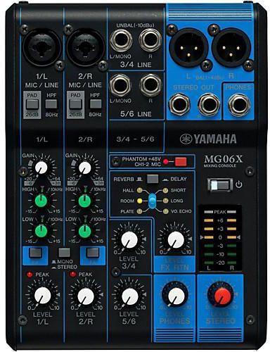 Yamaha MG06X compact 6-channel mixer