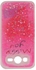 Samsung Galaxy Grand I9082 - Silicone Cover With Prints And Moving Glitter