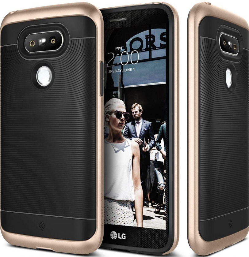 Caseology LG G5 case Wavelength Black Gold