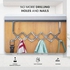 Adjustable Over The Door Hook Hanger Coat/Towel/Bag/Robe -6 Hooks Home Decor
